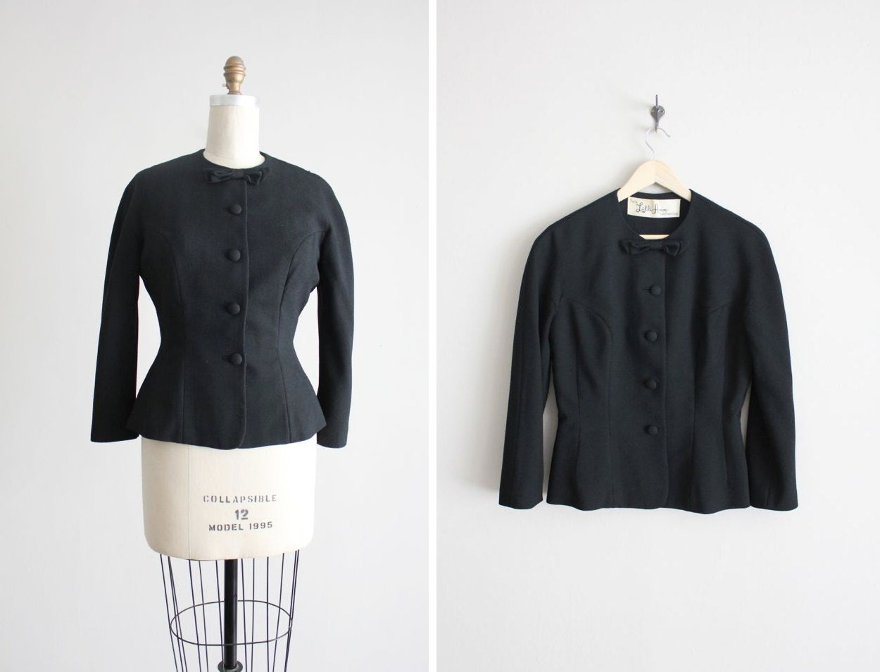 Lilli Ann jacket / 1950s Lilli Ann / suit jacket