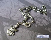 Supernatural Samulet Anklet with Hematite and Silver Bullet Beads