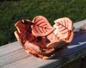 Red Ivy Leaf Bowl - Sale