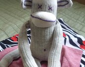 Adopt a Sock Monkey Baby w Binky