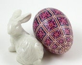 SALE- A large Pysanky turkey egg