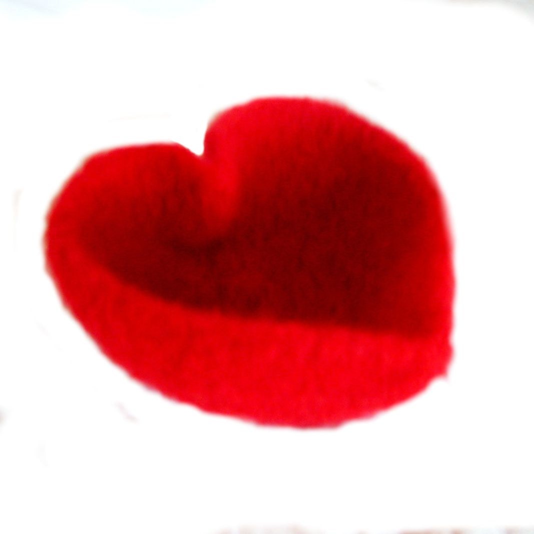 Sweetheart Red Felted Heart Shaped Bowl For your Valentine