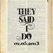 they said I DO - with custom date printed on page from old dictionary