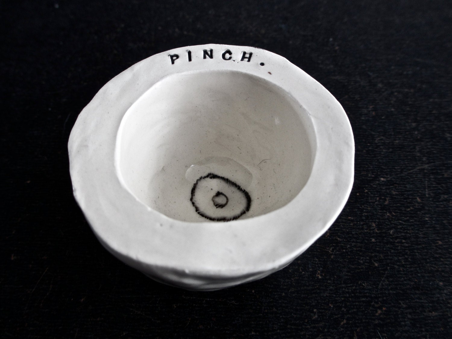 PINCH salt cellar.
