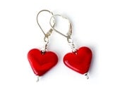 Glass Heart earrings