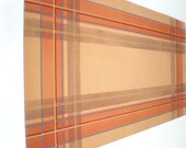 hand-painted original design - canvas floor mat / rug -