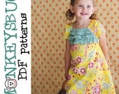 Airy Ruffled A-line Dress PDF eBook Pattern i