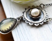 Oasis Necklace Handmade Botanical Contemporary Metalwork