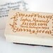 Sophia Hand Drawn 1 x 2 inch Rubber Address Stamp with Decorative Border