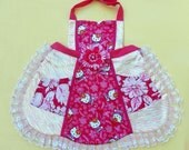 Satiny Hello Kitty  Apron