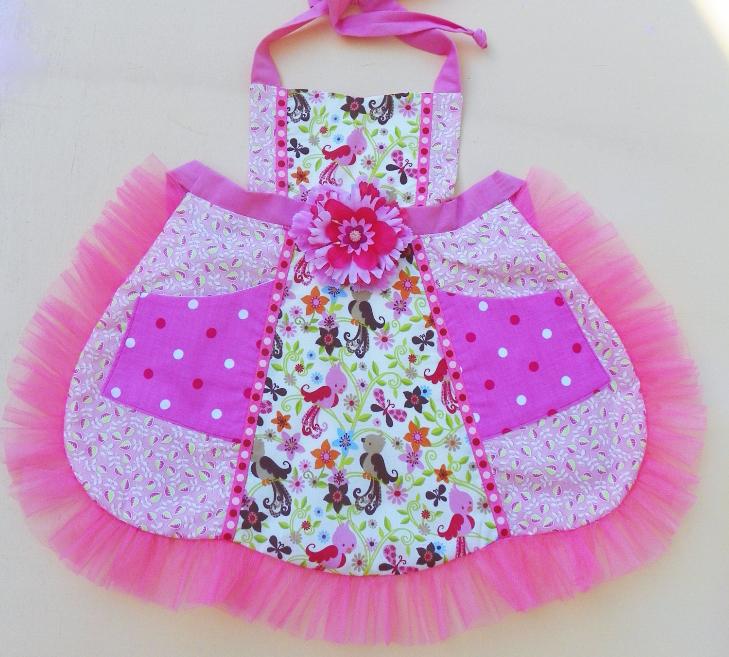 Fancy Bird Apron