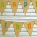 DINOSAUR ROAR Happy Birthday Banner on kraft cardstock