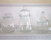 Three Vintage Apothecary Jars - Candy Buffet