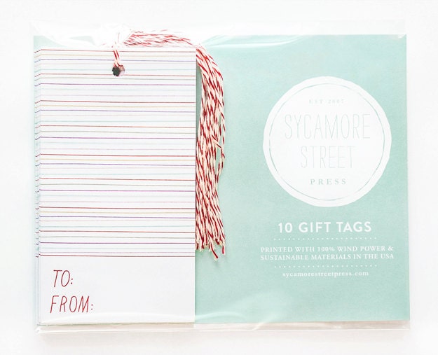 Multicolor Polka Dot Gift Tags