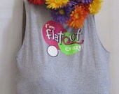 Reusable Market Bag/Tote I'm Flat Out Crazy by Fashion Green T Bags