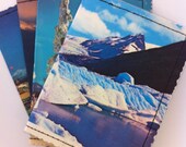 Slim Wallet-  Vintage Alaska, Montana Postcard- choose 1
