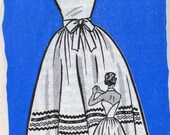 Vintage 50s Mail Order Sewing pattern 9048 BEST HALTER WRAP Dress Size14 Bust 34