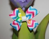 ONE Medium Neon Chevron Bow