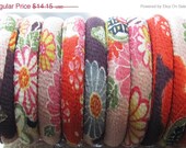 On Sale 36 inches 8mm Japanese Chirimen Kimono cord, wine red grey pink