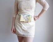 Spring Belt Bag Floral Convertible Mini Messenger Waist purse