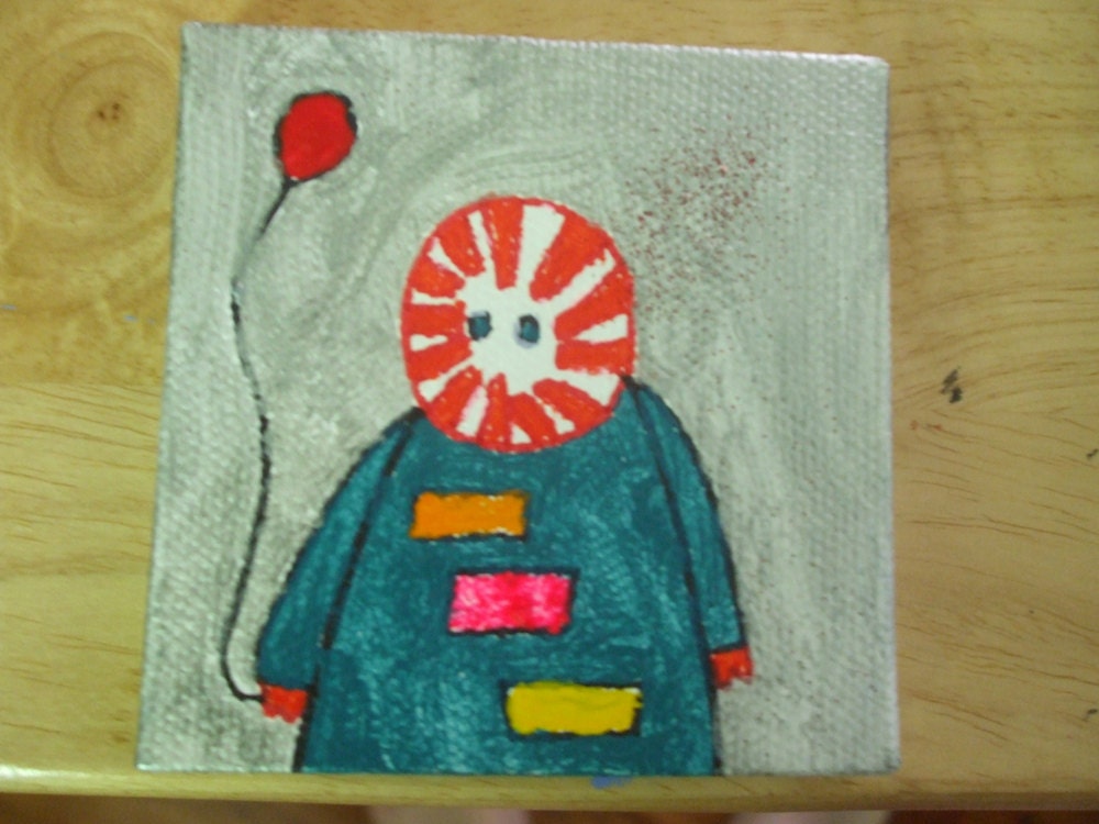 Peppermint Creature Original Painting