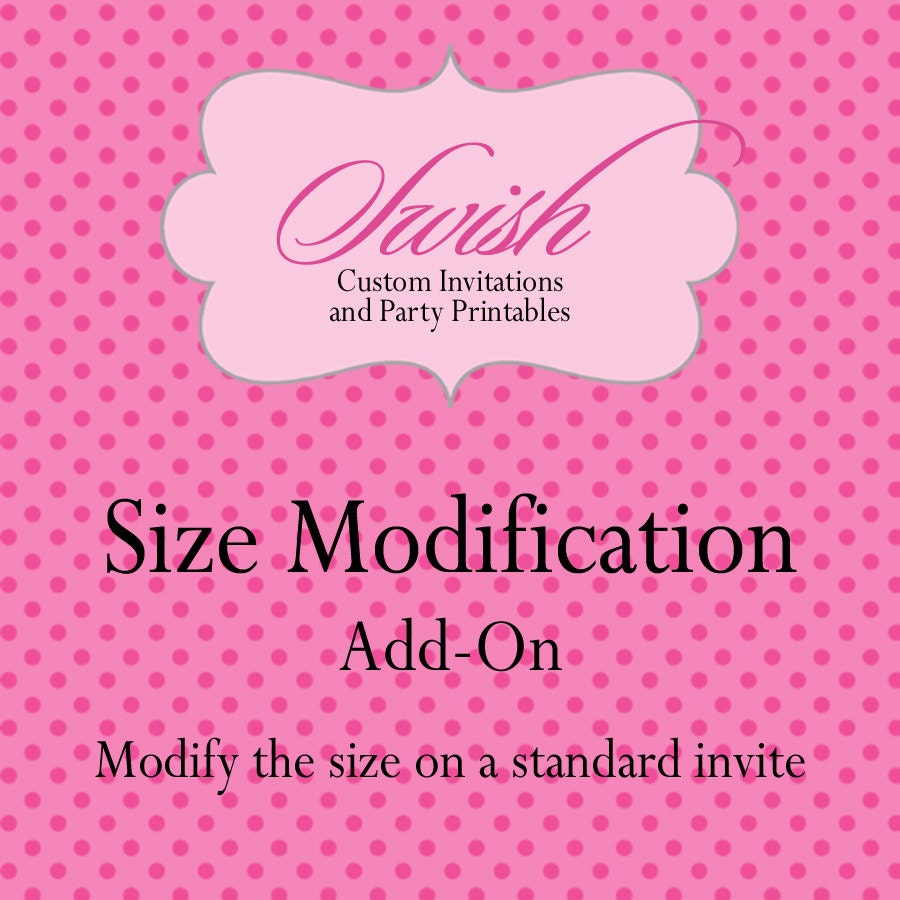 Size Modification - Add-on