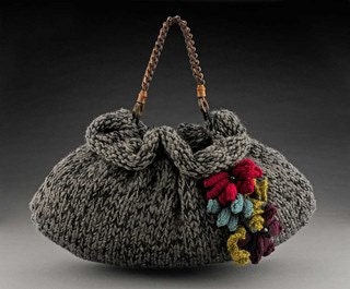 Knitting Patterns for Purses...The Slouchie..Handbag Knitting Patterns Purse Knitting Patterns...free shipping via pdf