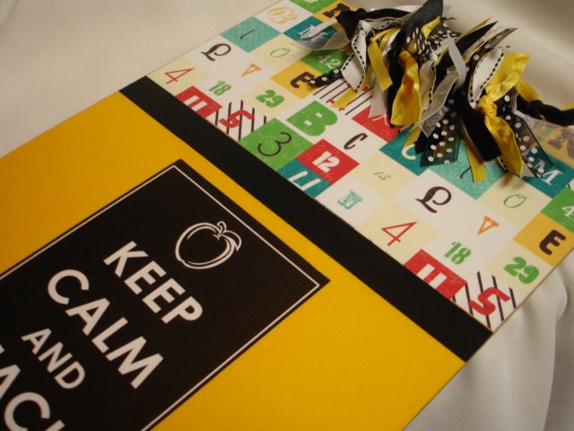 Clearance Sale KEEP CALM and TEACH Clipboard