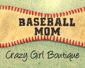 Baseball Cuff Bracelet / Recycled Baseball