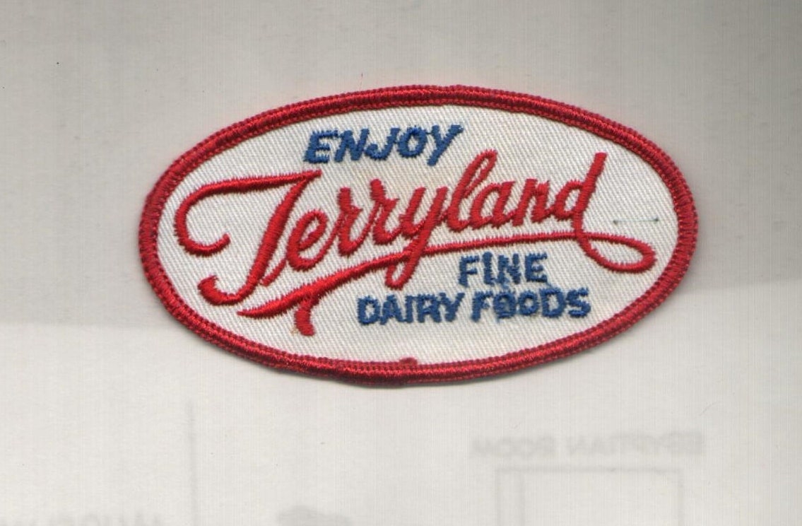 Vintage Uniform Patch Terryland Fine Dairy Foods