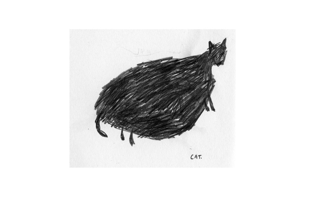 Fat Cat print