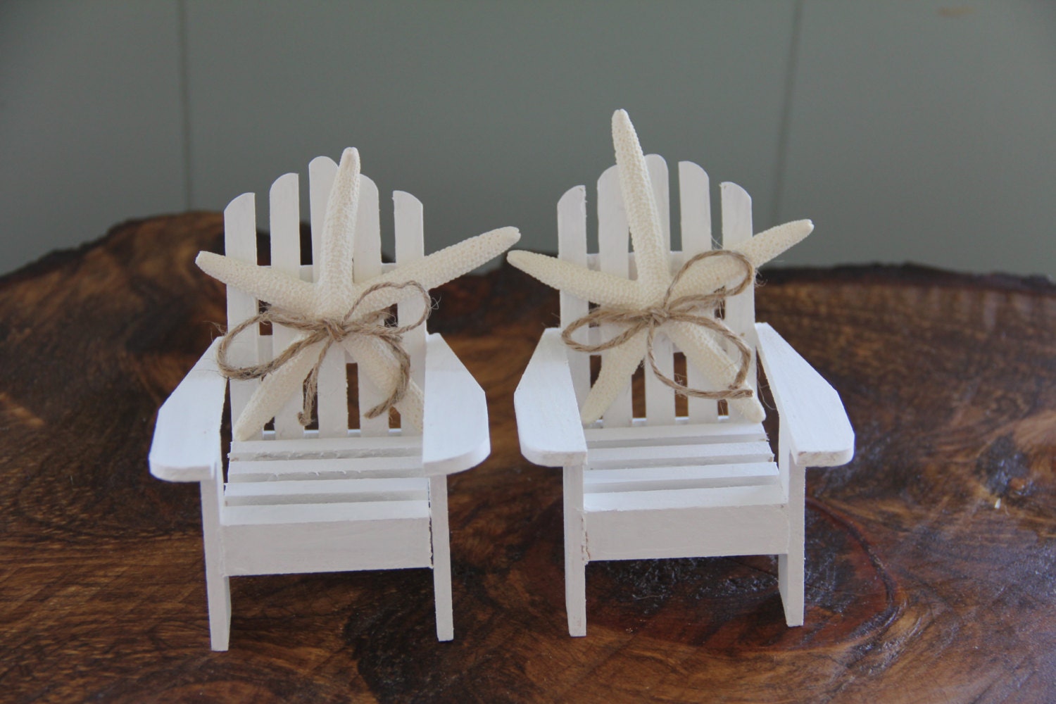 Beach Chair Cake toppers set of 2 with Free Shipping