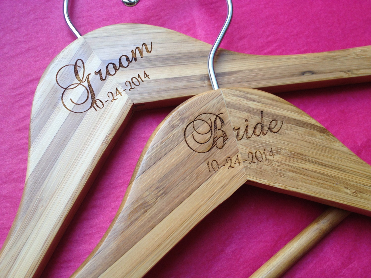 Wedding Dress Hangers, Laser Engraved, Bridal Party Gift, Bridal Dress Hanger, Wedding Gift