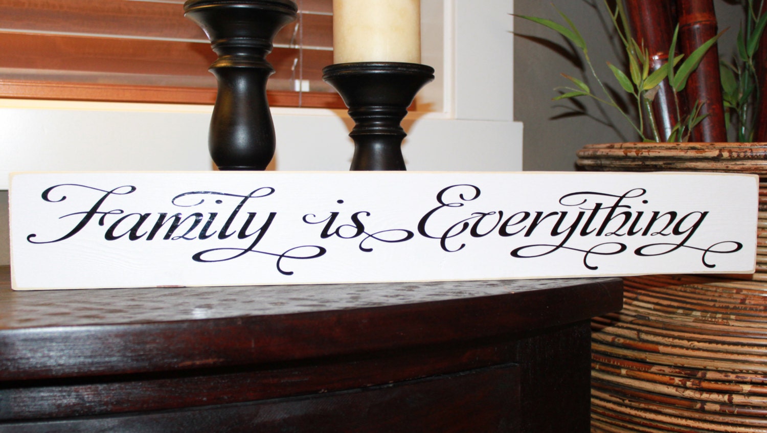 Family is Everything, Family, wood sign, Style HM32