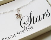 Star Necklace, Sterling Silver - Graduation Gift, Graduate Gift, Class of 2013, Graduation necklace