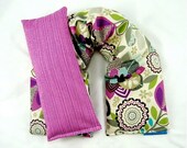 Therapy Pillows: Neck Wrap Eye Pillow Set Hot/Cold Therapy Heating Pad, Heat Pack, Microwave Heat Pad, Floral
