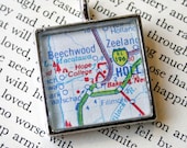 Hope College, Holland Michigan Map Pendant