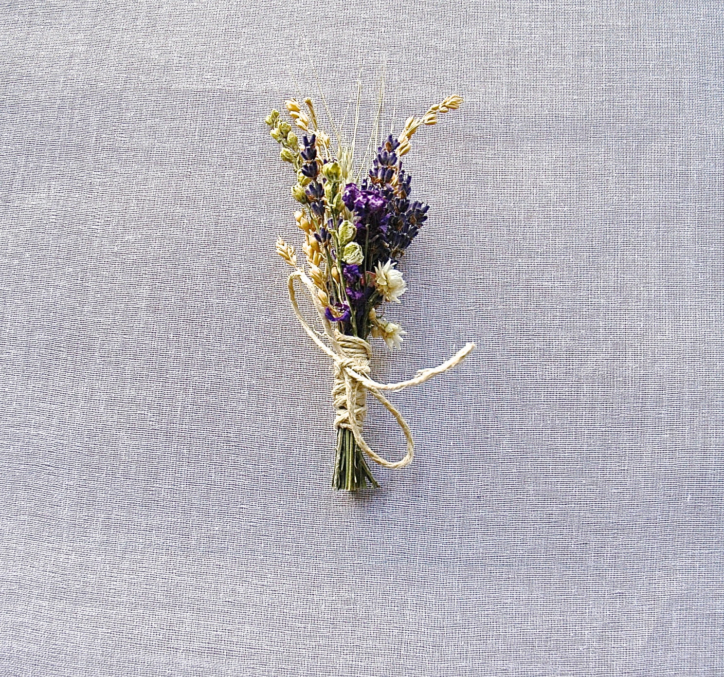 Custom Listing for Rebecca 5 Summer Wedding Lavender Larkspur and Wheat Pin On Corsages