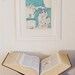 Fun Florida Map - Vintage Map of Florida - Aqua - Cottage Chic - A Fun and Funky Little 1930s Florida Map to Frame