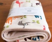Organic Burp Cloths, Set of Two, MONKEY SWING