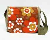 Elsa - saddlebag customized with original vintage fabric.