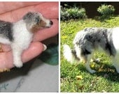 Your dog as a cute Pin / Custom  Needle Felted Portrait / Sculpture Brooch