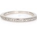 18K Diamond Wedding Band Diamond Anniversary Band Diamond Ring Stacking Ring