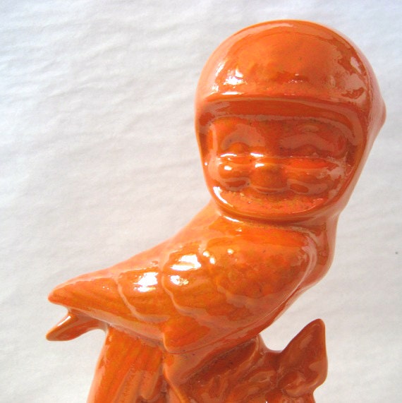 baby astro bird in orange