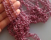 PINK  CHAIN to add in any necklace u purchased instead of the existed one