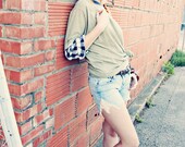Poor Pitiful Pearl  Lace Jean Shorts