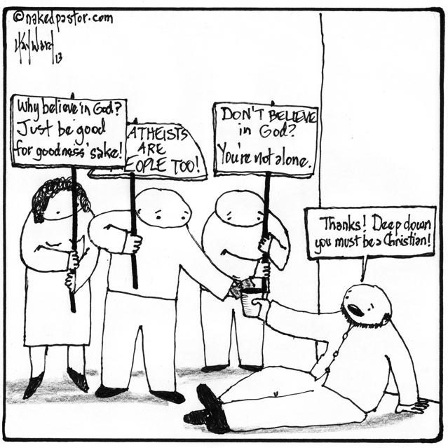 can atheists be good PRINT