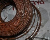 Primitive Heavy Rusty Wire Gauge 100 mm 350 Feet Long Candle Holders Wreaths