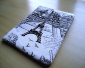 iPad Mini Case, Cover, Bag  - Paris - Padded and Zipper Closure