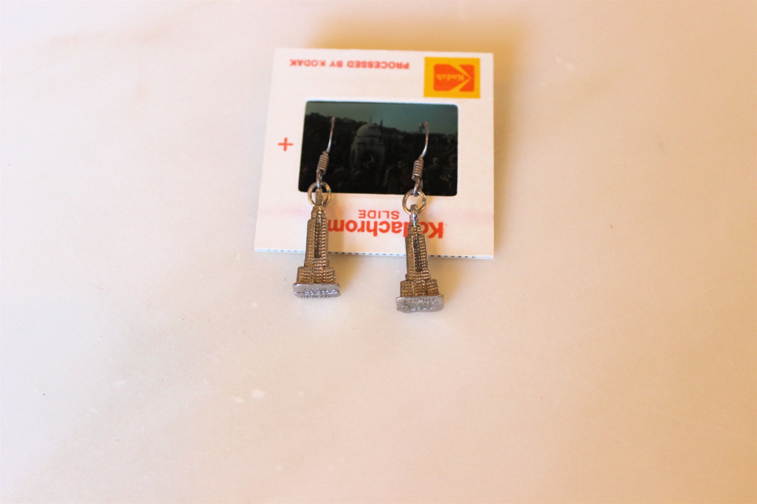 vintage empire state building earrings